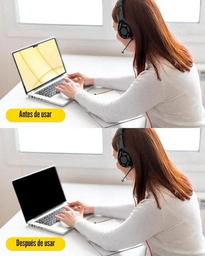 Vista 5 de F FORITO Protector de pantalla magnético de privacidad compatible con MacBook Pro de 13 pulgadas (2016, 2017, 2018, 2019, 2020, 2021, 2022, M1, M2)