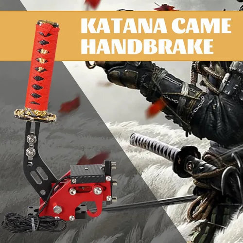 Vista 7 de YESHMA 64 Bit USB Katana Handbrake Samurai Sword PC Handbrake Compatible With G252729920 T500 T300,Professional Gaming Peripherals using for Racing