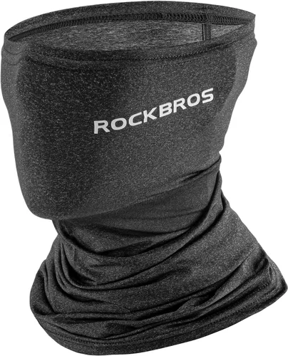 Vista 11 de ROCKBROS Polaina refrescante para el cuello, bandana para hombres, polainas de cuello de verano, media cara, bufanda, protección solar UV