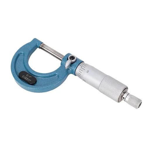 Vista 4 de Asixxsix Outside Micrometer, 0-1 Inch Range, 0.0001 Inch Graduation with Stainless Steel Construction and Tungsten Carbide Anvil for Precise