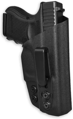 Vista 4 de IWB Full Cover Tuckable Holster - Inside The Waistband Holster - fits GL 26/27/33 (Gen 1-4)