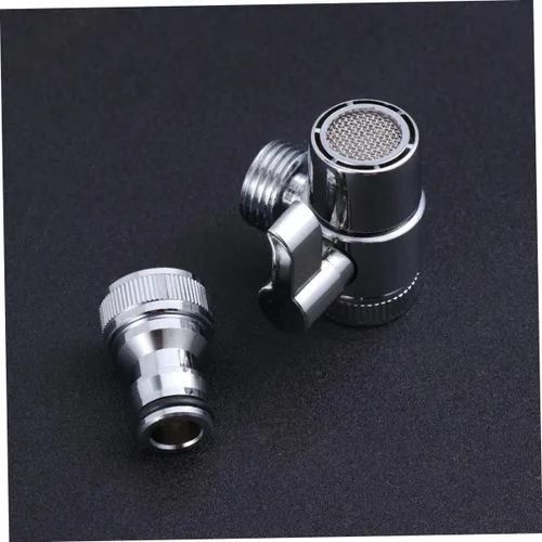 Vista 3 de DOITOOL Adaptador de grifo separador de agua, paquete de 2 adaptadores de entrada de lavadora para manguera de lavadora