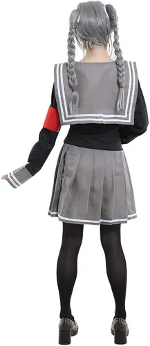 Vista 3 de Cosplayfm Peko Pekoyama Cosplay traje uniforme escolar