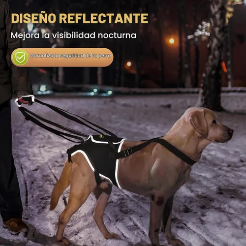 Vista 5 de Arnés de elevación para perros grandes, ayuda para la movilidad