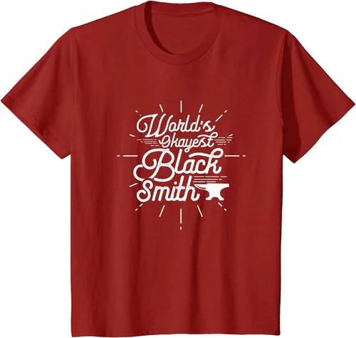 Vista 46 de Blacksmith Blacksmithing Forge Metalsmith Forging T-Shirt Asphalt Grey