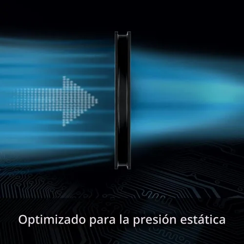 Vista 3 de ARCTIC P12 Slim PWM PST (paquete de 3) - Ventiladores de PC, ventilador de carcasa de 4.724 in con tecnología PWM Sharing (PST), optimizado