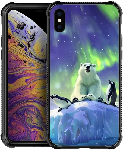 Vista 87 de Funda compatible con iPhone XR, diseño de elefantes africanos para niñas, diseño de patrón a prueba de golpes, antiarañazos, carcasa trasera