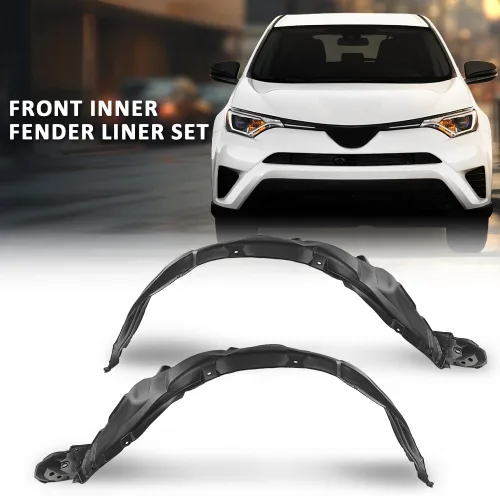 Vista 5 de GRAND ORANGE Forro interior delantero izquierdo y derecho, 1 par compatible con Toyota RAV4 2013-2018 538760R060, 538750R060, TO1248171, TO1249171