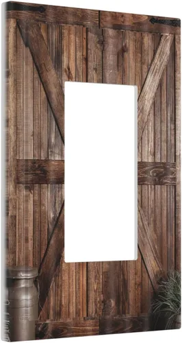 Vista 65 de Placa de pared abstracta con diseño de amanecer retro, arco iris, puesta de sol, sin dispositivo, placa de pared decorativa en blanco, placa frontal