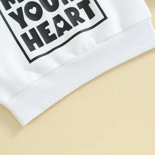 Vista 119 de Sudadera con cuello redondo para el día de San Valentín para bebé, niña, niño, para el día de San Valentín