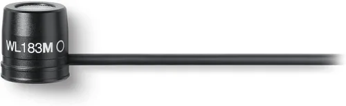 Vista 10 de Shure WL185M - Micrófono lavalier profesional de bajo perfil - Micrófono lavalier condensador cardioide con terminación TA4F, incluye funda, clip