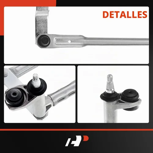 Vista 6 de A-Premium Conjunto de varillaje de transmisión del limpiaparabrisas delantero compatible con vehículos Volkswagen - Jetta 2005/2007-2014, Golf