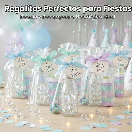 Vista 6 de AMOR PRESENT 170 piezas de mármoles de vidrio, 0.6 pulgadas Mables