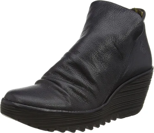 Vista 2 de Botas Yip para mujer de FLY London. Negro (black Mousse)