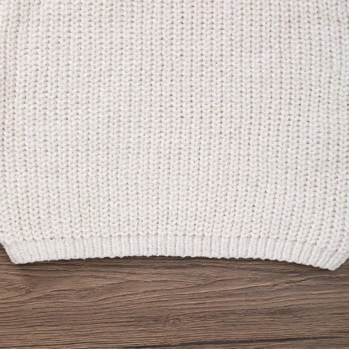 Vista 5 de Suéter de punto para bebé niña y niño, sudadera de manga larga para otoño e invierno