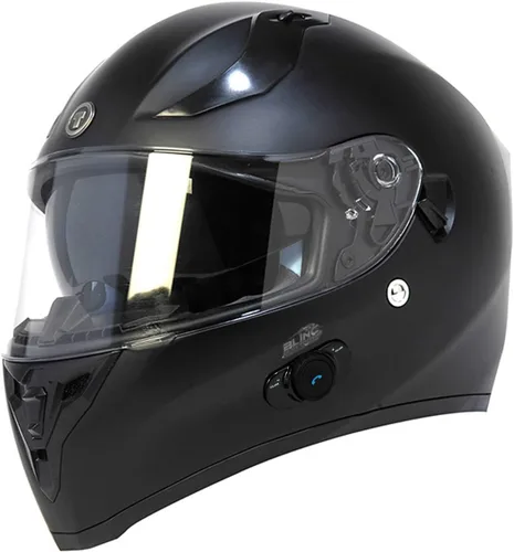 Vista 6 de Torc T-15B Casco de cara completa con Bluetooth Captain Shadow
