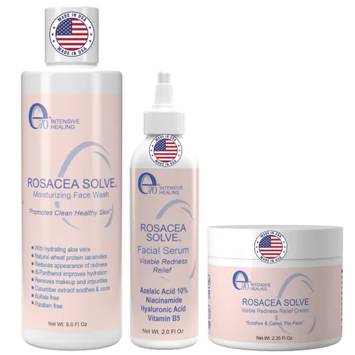 Vista 14 de Tratamiento para rosácea para el cuidado de la piel facial en crema para mujeres y hombres (paquete de 2) - Hidratante suave que reduce