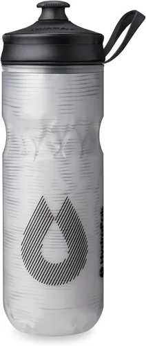 Vista 25 de HydraPak Botella Polar - Botella de agua deportiva Polar aislada - Libre de BPA, botella flexible deportiva y para bicicleta con asa