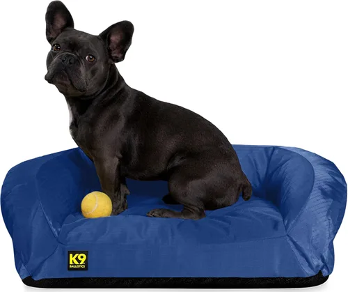 Vista 10 de K9 Ballistics Cama ortopédica resistente para perros con cojín pequeño, lavable, duradera y resistente al agua, hecha para perros de juguete y Negro