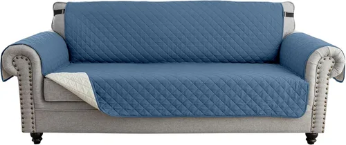 Vista 40 de MIFXIN Funda reversible para sofá, impermeable, antideslizante, lavable, con correa elástica, protector de muebles para mascotas, perros y niños