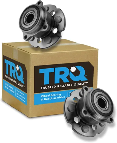 Vista 112 de TRQ Juego de 2 rodamientos de rueda delantera y conjunto de cubo compatible con Tesla 3 2020 Y 2018-2019 para Tesla 3 2020 Tesla Y AWD 2018-2019