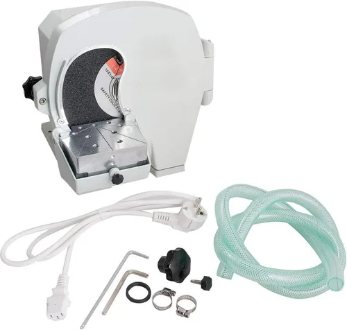 Vista 3 de NSKI Modelo mojado dental Trimmer Plastet Modelo Trimmer JT-19 con equipo de laboratorio abrasivo de rueda de disco de diamante