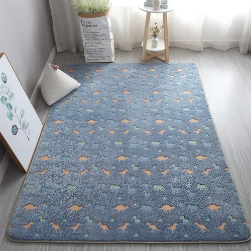 Vista 11 de Alfombra luminosa que brilla en la oscuridad para dormitorio, sala de estar, única, suave, lavable, moderna, alfombra de interior para dormitorio