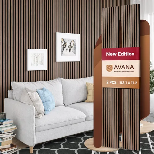Vista 14 de Paquete de Muestras de Color de Paneles de Pared Acústicos Avana - Paneles de Madera Premium para Decoración de Paredes - Insonorización