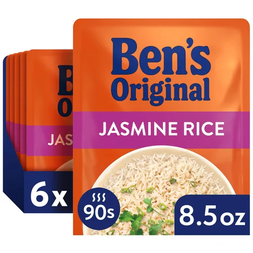 Vista 14 de BEN'S ORIGINAL Arroz Basmati Listo, Guarnición Fácil, Bolsa de 8.5 oz (Paquete de 6)