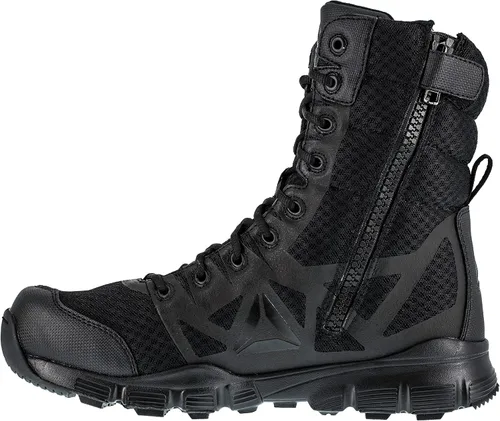 Vista 4 de Reebok Dauntless - Botas tácticas para hombre de 8 pulgadas con cremallera lateral