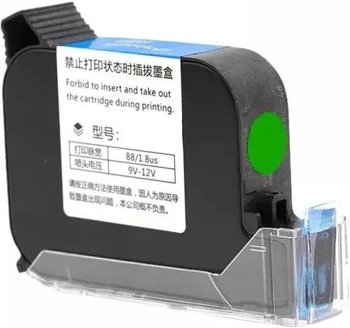 Vista 5 de Compatible Ink Cartridge 2588 JS12 42ML 12.7mm Black Red Blue Green Universal for Handheld Inkjet Printers Quick Drying Printer Ink Works with