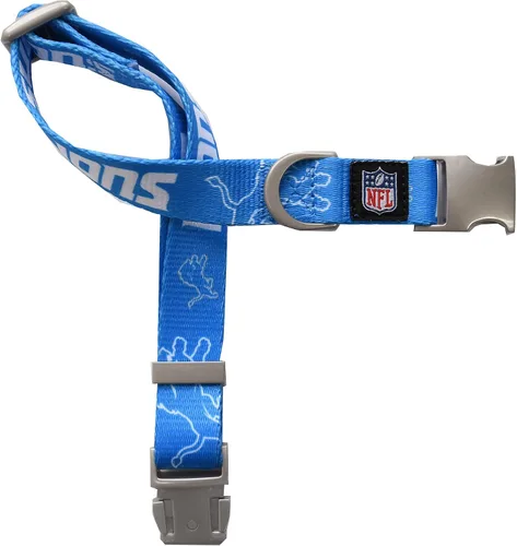 Vista 6 de Littlearth NFL Detroit Lions Pet Premium Collar, Team Color, Small 14-Color del
