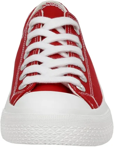 Vista 2 de CUSHIONAIRE Tenis de lona Vina Low Top para mujer + espuma viscoelástica, Blanco, 1