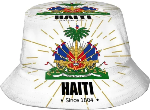 Vista 14 de Lindos sombreros de pescador con bandera patriótica de moda, sombrero de pescador para exteriores para mujeres y hombres