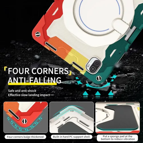 Vista 3 de Funda para niños a prueba de golpes para Xiaomi Mi Pad 5/MiPad 5 Pro de 11 pulgadas 2021, funda protectora completa resistente a prueba de golpes