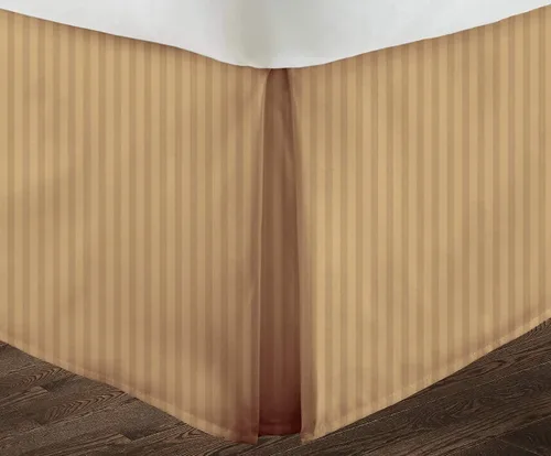 Vista 10 de Falda de cama – Falda de cama plisada 100% algodón egipcio de 800 hilos – Fácil ajuste con falda de cama a medida de 12 pulgadas – Tamaño individual