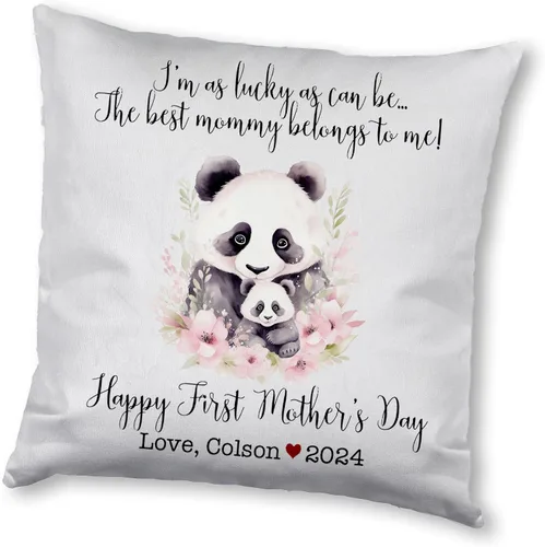 Vista 16 de Generic Panda, funda de almohada personalizada para el primer día de la madre, funda de almohada personalizada para el día de la madre, regalo