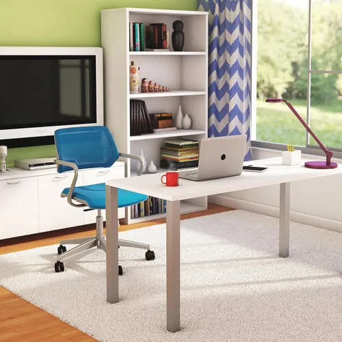 Vista 2 de Steelcase Silla QiVi, tela azul Jay