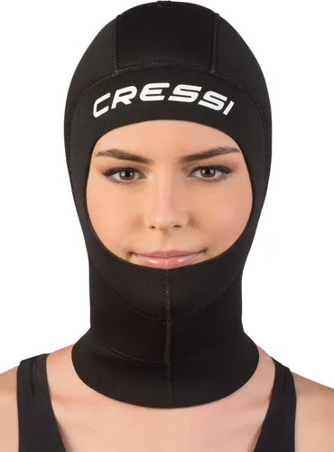Vista 5 de Capucha de buceo unisex de neopreno para adultos, 0.197 in de grosor, buceo, esnórquel, surf, capucha individual: diseñada en Italia por Cressi