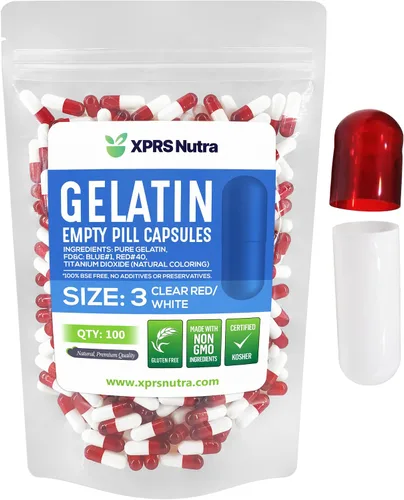 Vista 21 de XPRS Nutra Cápsulas vacías tamaño 3 – 1000 cápsulas vacías de gelatina – Pastillas de relleno de cápsulas de bricolaje – Tapa de gel de píldora