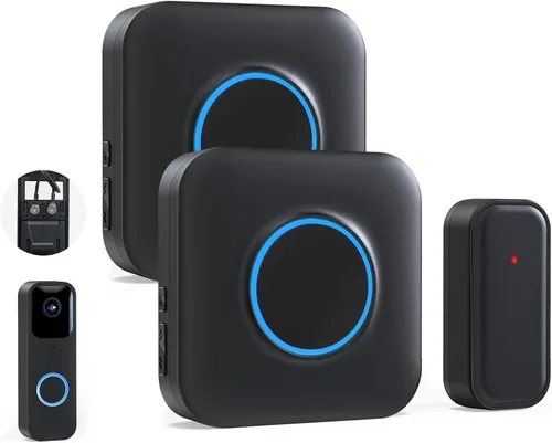 Vista 10 de BITIWEND Timbre inalámbrico para Blink - Compatible con timbre de video Blink y timbre de video Blink (2.ª generación) con transmisor con cable
