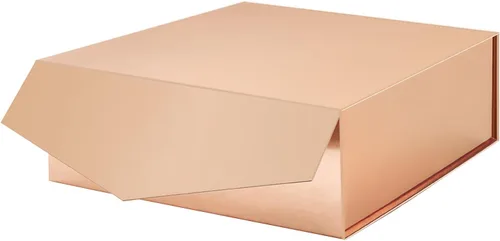 Vista 11 de Caja de regalo negra con tapa magnética para regalo Negro-9