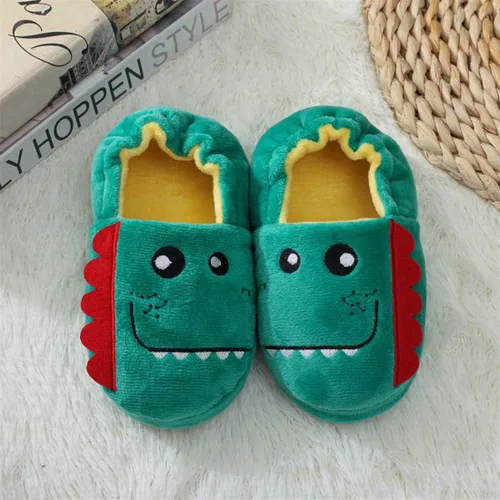 Vista 3 de 2-9Y Niño Niños Niños Niñas Invierno Caliente Inicio Zapatillas Interior Exterior Antideslizante Dibujos Animados Todo Incluido Zapatilla