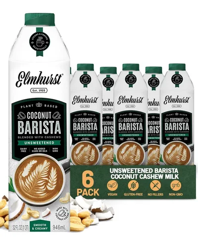 Vista 9 de Elmhurst 1925 Barista Edition Leche de avena, a base de plantas, vegana, 32 onzas (paquete de 6)