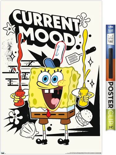 Vista 13 de Trends International Nickelodeon Bob Esponja - Póster de pared de humor actual, 22.4 pulgadas de largo x 14.7 pulgadas, versión enmarcada de madera