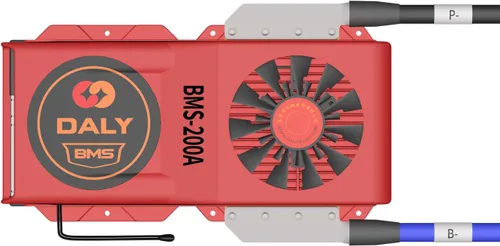 Vista 28 de DALY BMS 72V Li-ion 20S 30A Tablero de protección con cable de equilibrio de puerto común para panel solar autoconstruido, sistema de suministro