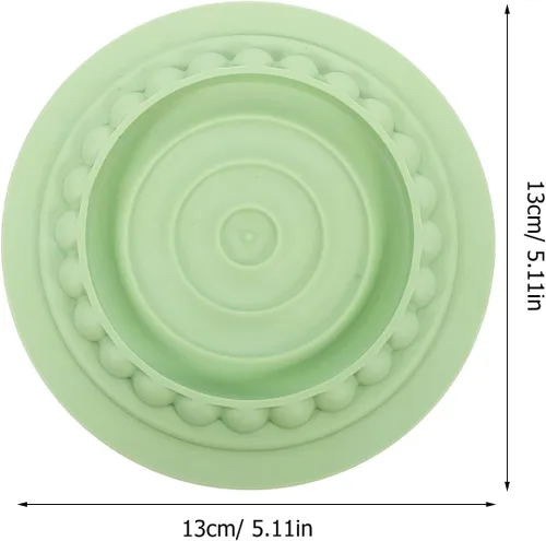 Vista 7 de Dog Feeding Bowl Slow Feeder Licking Mat, ABS Anti-Skid Design