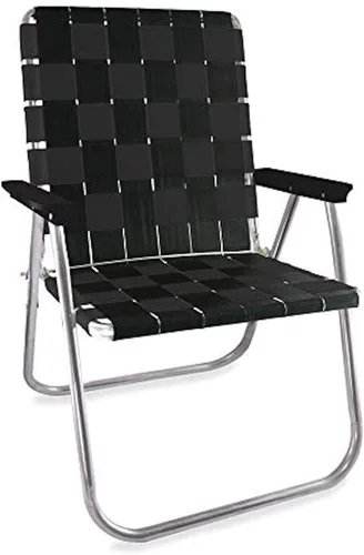 Vista 7 de Lawn Chair USA - Sillas de exterior para campamento, deportes y playa Lawn Chair USA - Sillas fabricadas con marcos de aluminio ligeros y cinchas