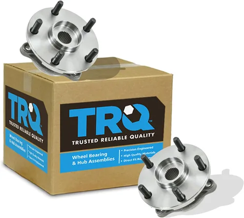 Vista 54 de TRQ Juego de 2 rodamientos de rueda delantera y conjunto de cubo compatible con Tesla 3 2020 Y 2018-2019 para Tesla 3 2020 Tesla Y AWD 2018-2019