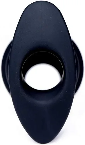 Vista 4 de Master Series HIve Ass Tunnel - Tapón anal hueco de silicona acanalado, pequeño